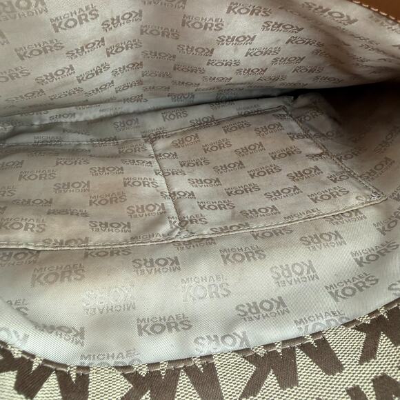 Michael Kors MK Signature Tote Shoulder Handbag Purse - Picture 9 of 14